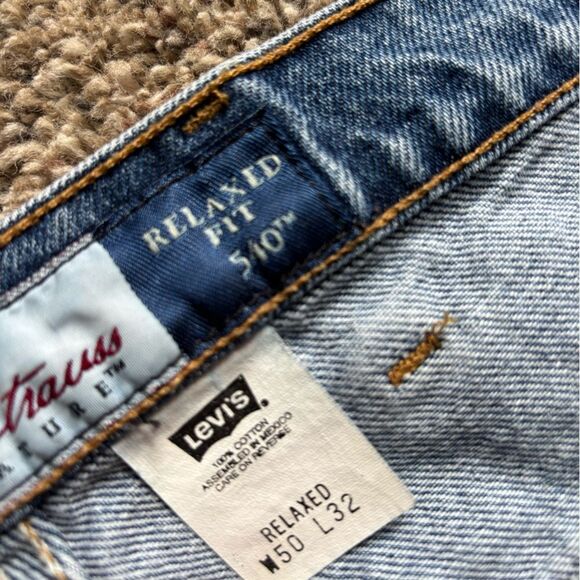 Levi’s 540 Jeans Relaxed Fit Mens Size 50 HEMMED - Picture 8 of 11